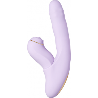 Многофункциональный вибромассажер SVAKOM со съёмным клиторальным пульсатором и приложением DuoGlow